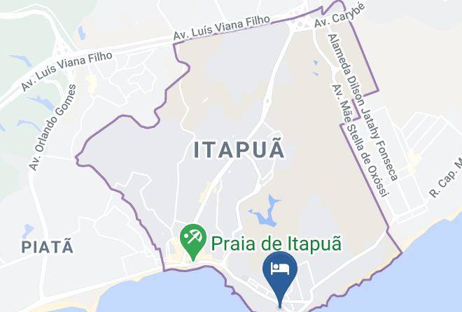 Salvador - Hotel Pousada Encanto De Itapoan Maps