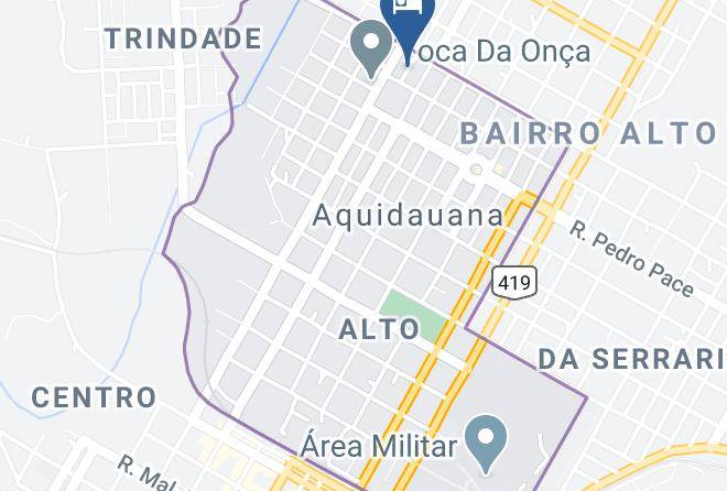 Aquidauana - Hotel Pousada Estacao Figueira Maps