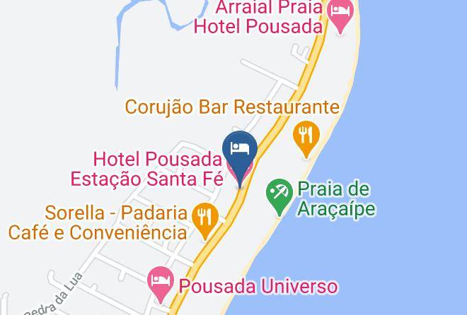 Porto Seguro - Hotel Pousada Estacao Santa Fe Maps