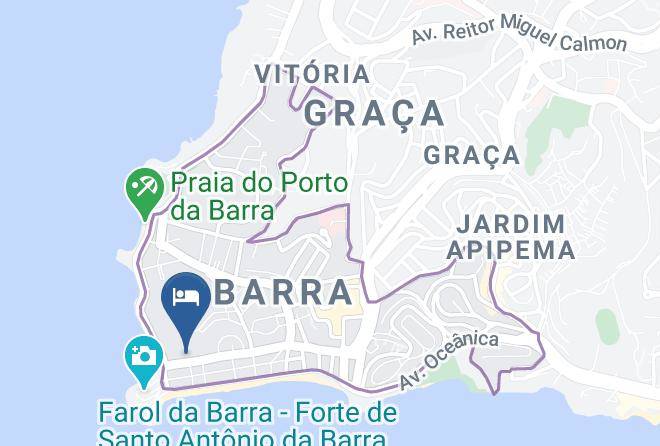 Salvador - Hotel Pousada Estrela Do Mar Salvador Ba Maps