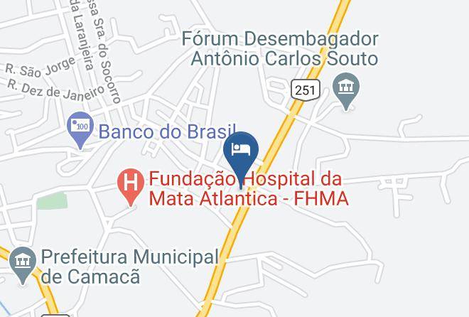 Camacan - Hotel Pousada Executiva Camacan Maps