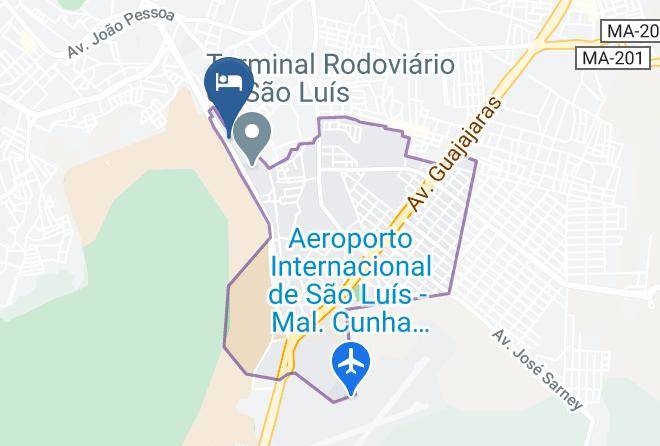 Sao Luis - Hotel Pousada Franceses Maps
