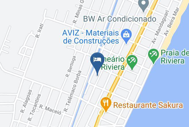 Matinhos - Hotel Pousada Girassol Maps