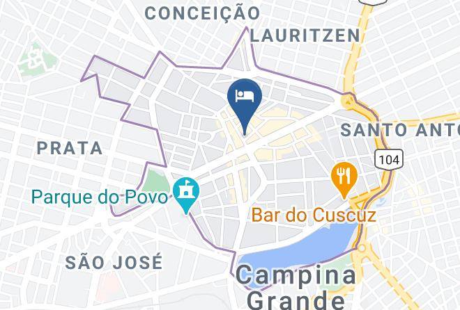 Hotel Pousada Guarany Map