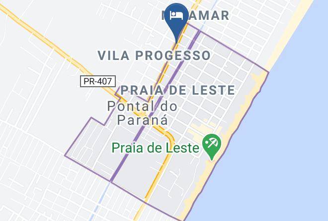 Pontal Do Parana - Hotel Pousada Guarapari Maps