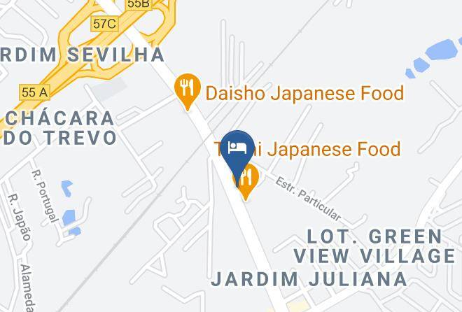 Indaiatuba - Hotel Pousada Itaici Maps