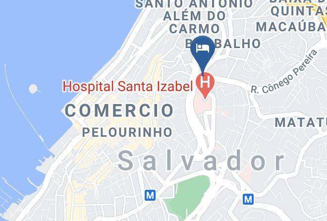 Salvador - Hotel Pousada Lirios Maps