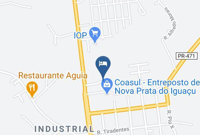 Nova Prata Do Iguacu - Hotel Pousada Lourenber Nova Prata Do Iguacu Maps