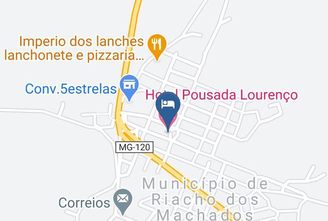 Riacho Dos Machados - Hotel Pousada Lourenco Maps