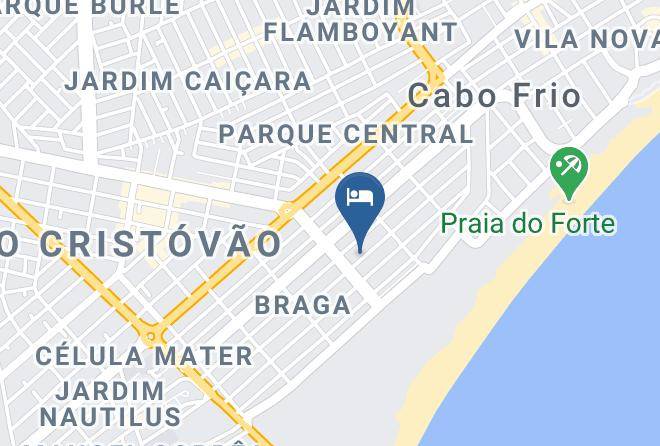 Cabo Frio - Hotel Pousada Mar De Cabo Frio Maps