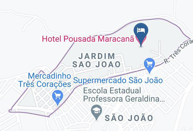 Pouso Alegre - Hotel Pousada Maracana Maps