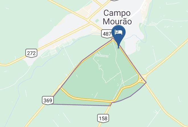 Campo Mourao - Hotel Pousada O Recanto Maps