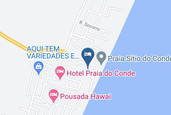 Conde - Hotel Pousada Oasis Maps