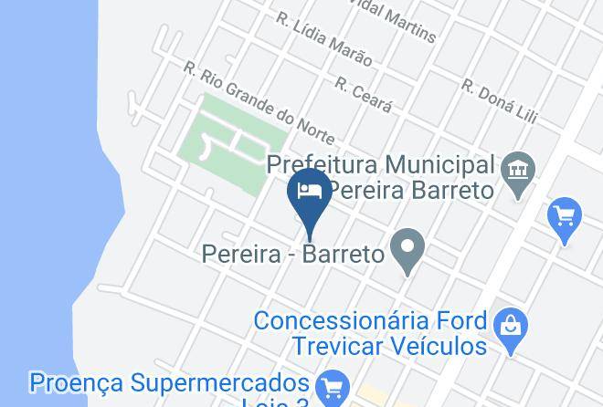 Pereira Barreto - Hotel Pousada Pantal Maps