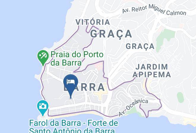 Salvador - Hotel Pousada Papaya Verde Maps