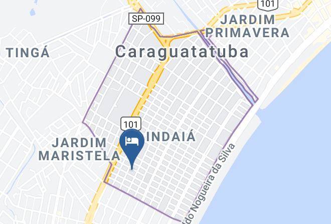 Caraguatatuba - Hotel Pousada Paradise Maps