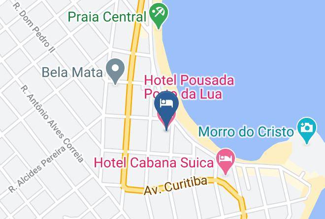 Guaratuba - Hotel Pousada Porto Da Lua Maps
