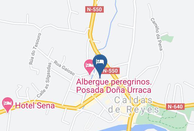 Pontevedra - Hotel Pousada Real Maps