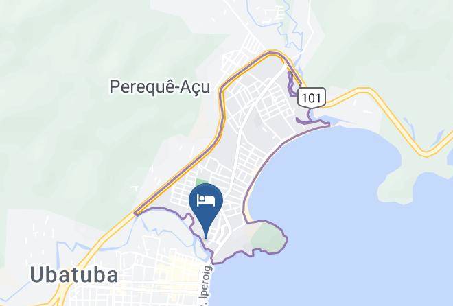 Ubatuba - Hotel Pousada Rio Mar Maps