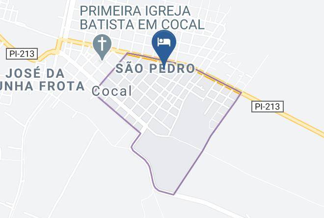Cocal - Hotel Pousada Rota Dos Cocais Maps
