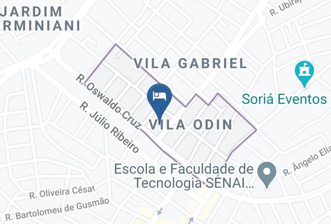 Sorocaba - Hotel Pousada Sakoda Maps