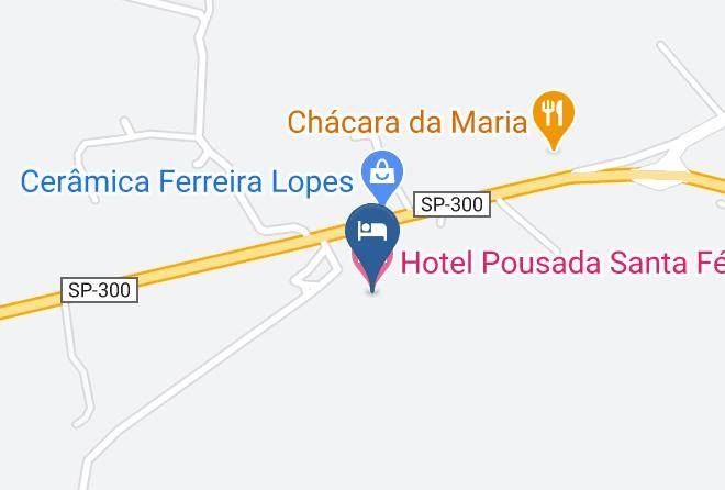Conchas - Hotel Pousada Santa Fe Maps