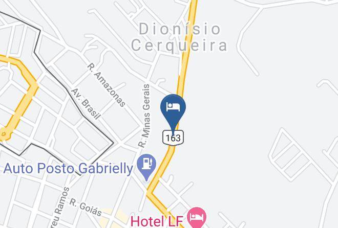Barracao - Hotel Pousada Shalom Maps