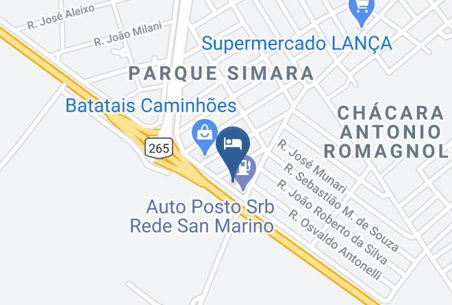 Batatais - Hotel Pousada Simara Maps