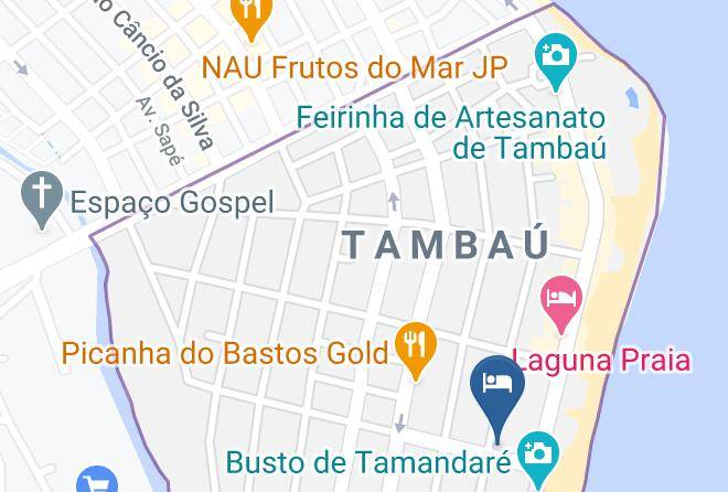 Joao Pessoa - Hotel Pousada Solar Da Praia Maps