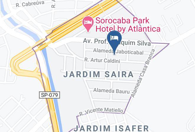 Sorocaba - Hotel Pousada Sorocaba Maps