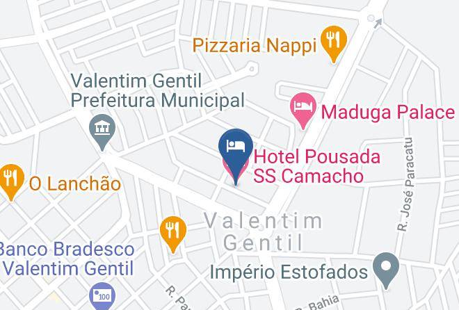 Valentim Gentil - Hotel Pousada Ss Camacho Maps