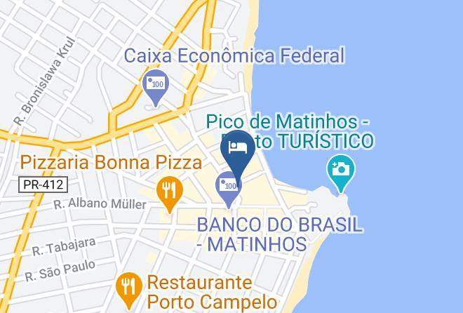 Matinhos - Hotel Pousada Tamara Maps