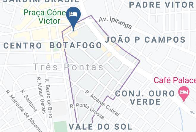 Tres Pontas - Hotel Pousada Trespontana Maps