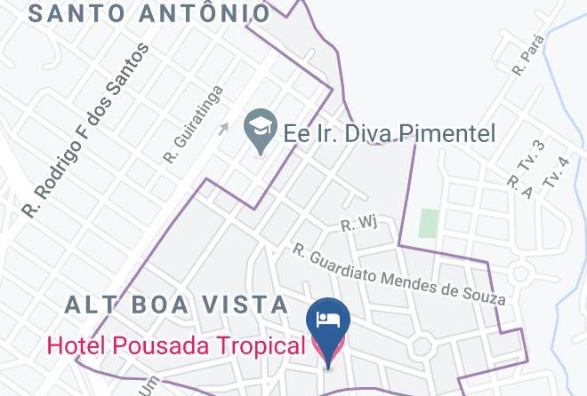 Barra Do Garcas - Hotel Pousada Tropical Maps