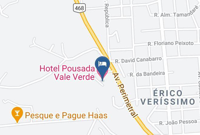 Tres Passos - Hotel Pousada Vale Verde Maps