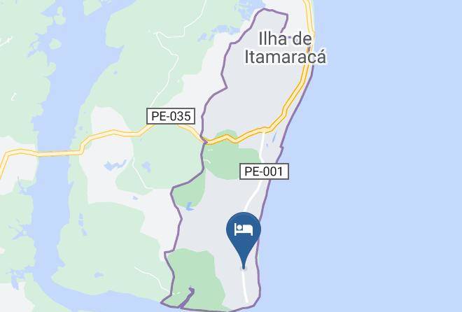 Ilha De Itamaraca - Hotel Pousada Vento Leste Maps