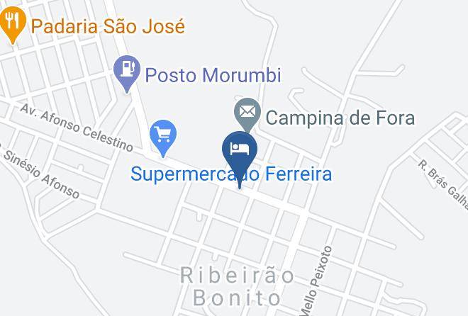 Ribeirao Bonito - Hotel Pousada Veraneio Maps