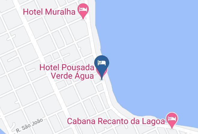 Sao Lourenco Do Sul - Hotel Pousada Verde Agua Maps