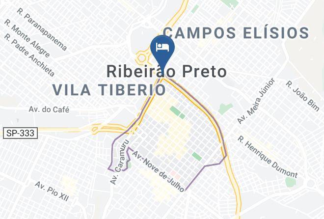 Ribeirao Preto - Hotel Pousada Vitoria Maps