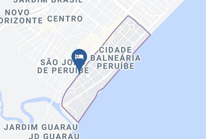 Peruibe - Hotel Pousada Xapuri Maps