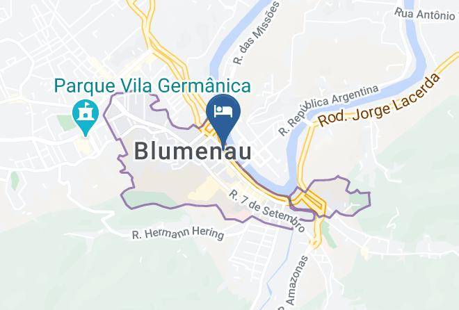 Blumenau - Hotel Pousada Xv Maps