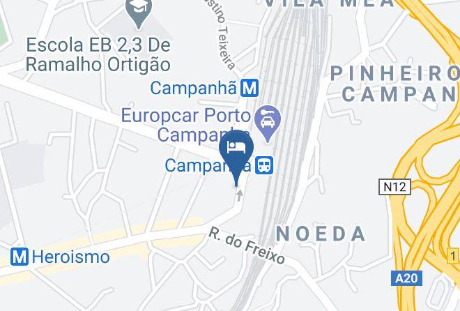 Porto Campanha - Hotel Poveira Maps