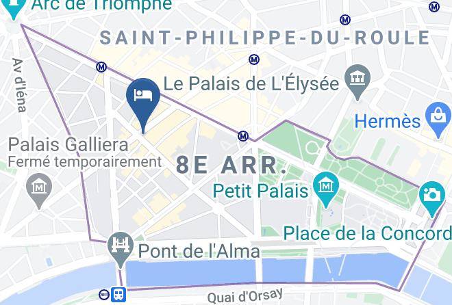 Paris - Hotel Grand Powers Maps