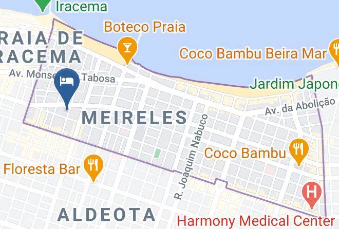 Fortaleza - Hotel Poyares Maps