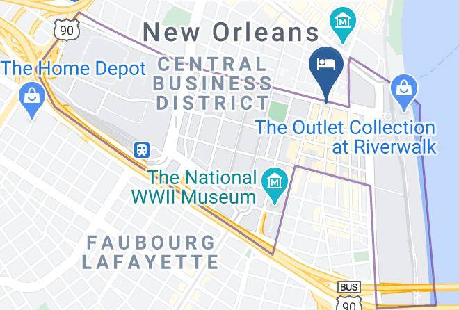 Orleans Par - Hotel Poydras Maps