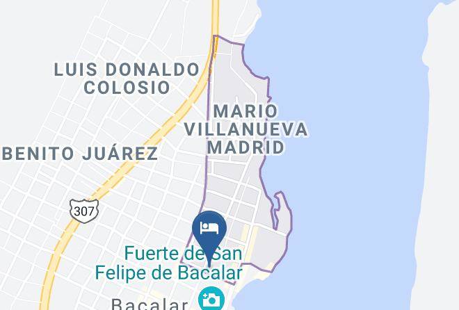 Bacalar - Hotel Poza Clara Maps