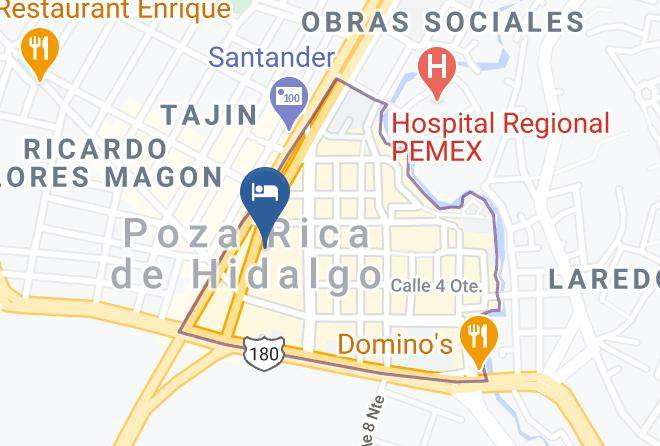 Poza Rica De Hidalgo - Hotel Poza Rica Inn Maps