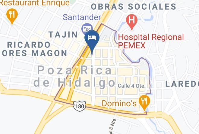 Poza Rica De Hidalgo - Hotel Poza Rica Maps