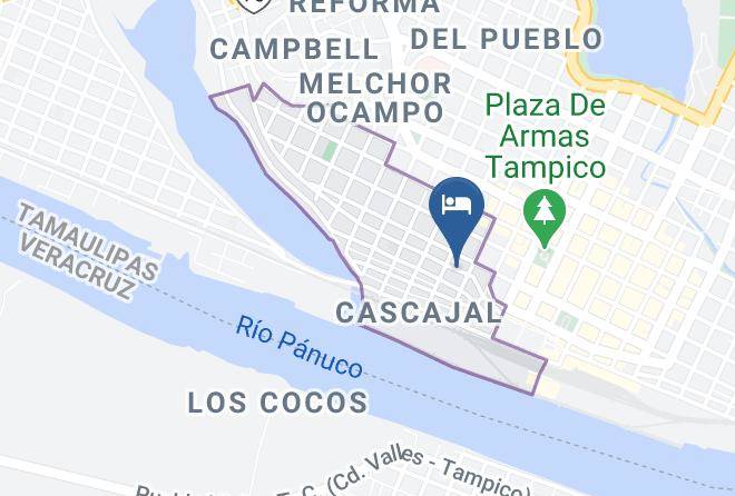 Tampico - Hotel Poza Rica Maps