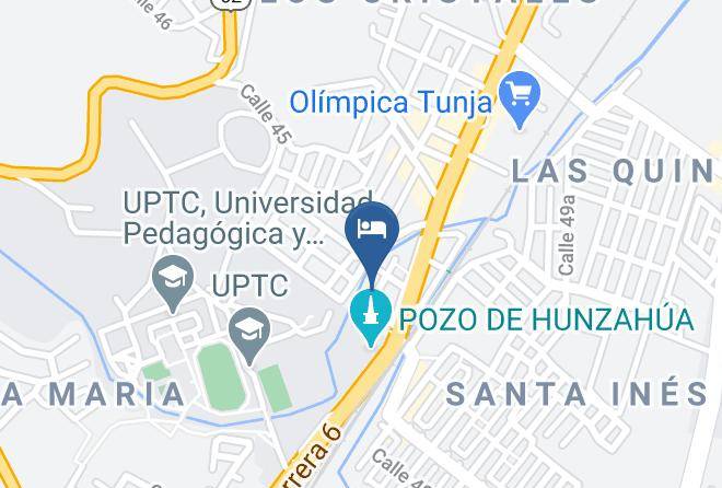 Tunja - Hotel Pozo De Donato Maps